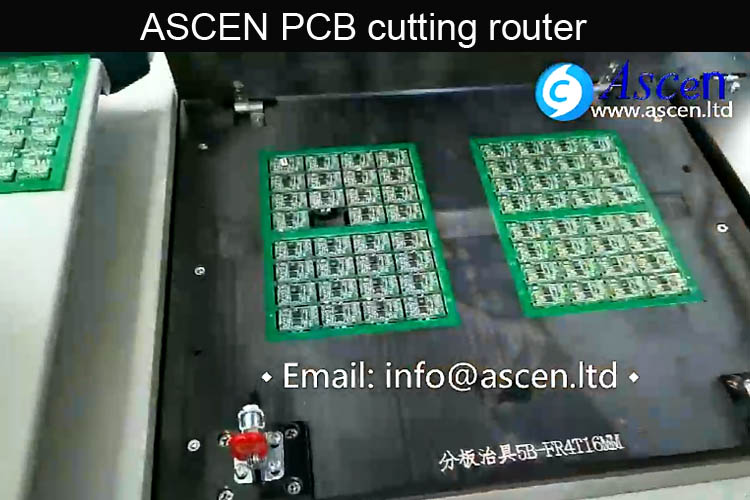 <b>High speed PCB cutting router|double station PCB depaneling router</b>