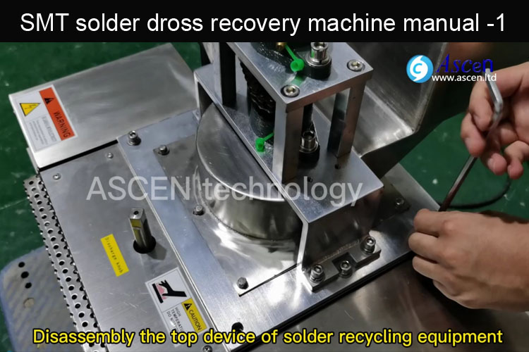 <b>tin slag recovery machine solder dross waste extract system manual</b>