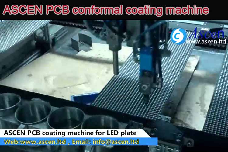 LED panel PCB conformal coating machine