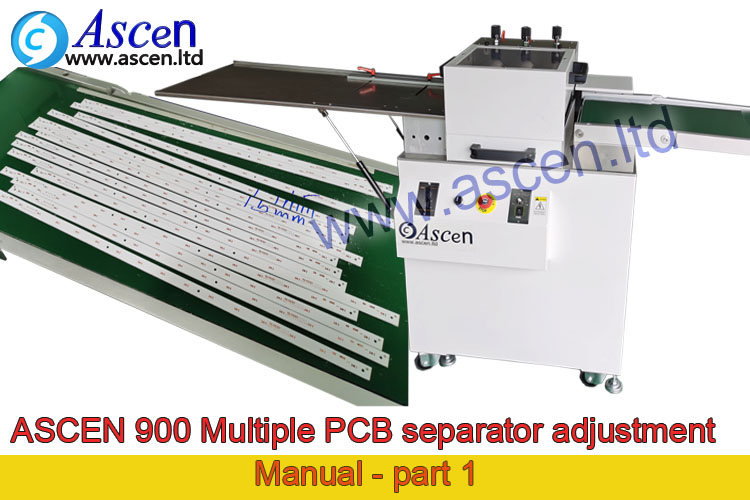 PCB depaneling machine|PCB cutting machine set up and adjustment manual